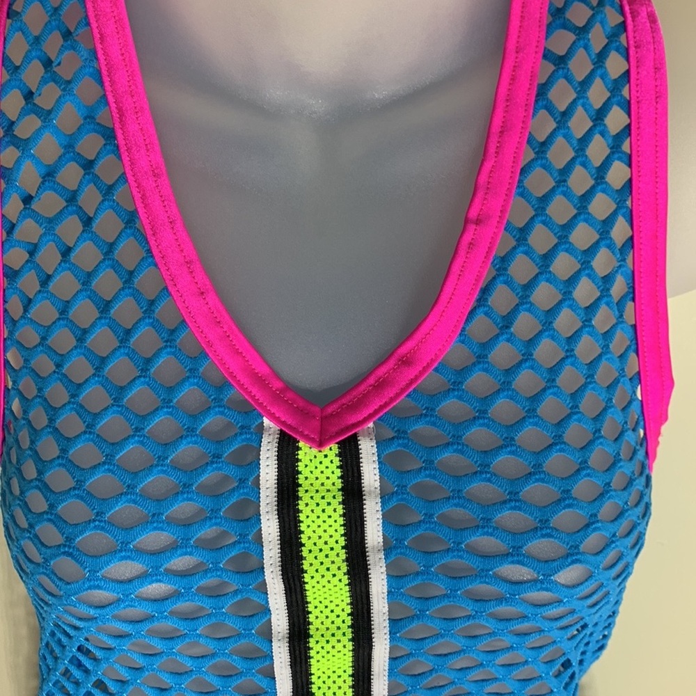 Wide Mesh Racer Back Tank - Picture 4 of 6